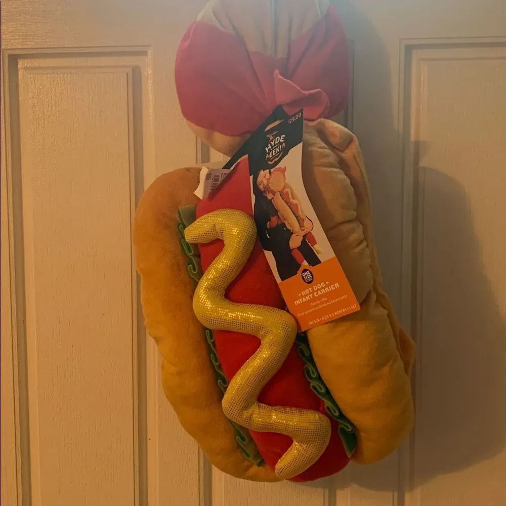 Infant 0-6m Hot Dog Baby Costume Carrier with hat - Picture 5 of 5